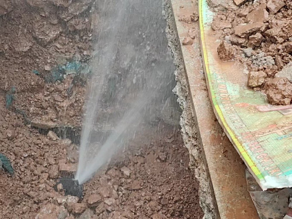 双塔区消防水管漏水检测定点开挖